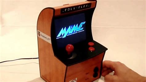 Mini arcade with Raspberry Pi and 5.6" TFT - YouTube