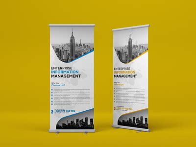 Corporate Roll Up Banner by Graphics Dynamic on Dribbble