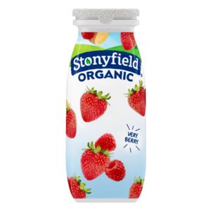 Stonyfield Organic Lowfat Yogurt Smoothies, Very Berry, 12 Ct - Stonyfield