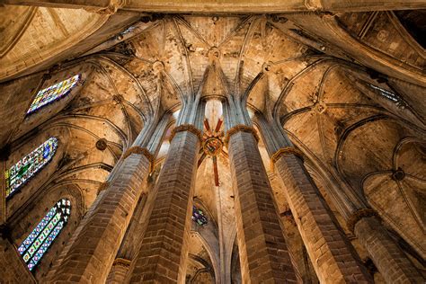 Interior of the Basilica of Santa Maria del Mar in Barcelona Photograph by Artur Bogacki - Pixels