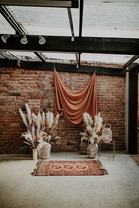 Modern Boho Bridal and Groom Style Inspiration | Festival Brides in 2021 | Boho wedding backdrop ...