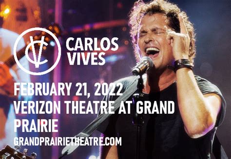 Carlos Vives Tickets | 2 October 2022 | Texas Trust CU Theatre