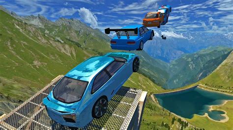 Extreme Stunts Jumps and Fails BeamNG.drive Crashes #3 - YouTube