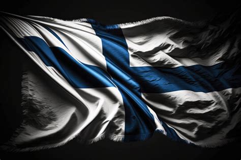 Finnish Flag Wallpaper