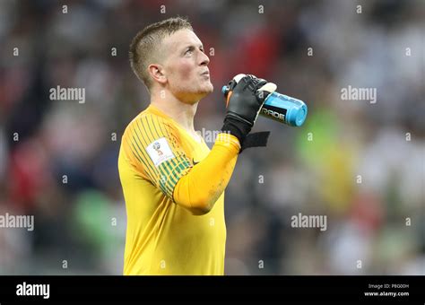 England goalkeeper Jordan Pickford during the FIFA World Cup, Semi Final match at the Luzhniki ...