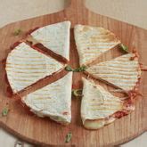 Four-Cheese Pizza Quesadillas with Optional Pepperoni