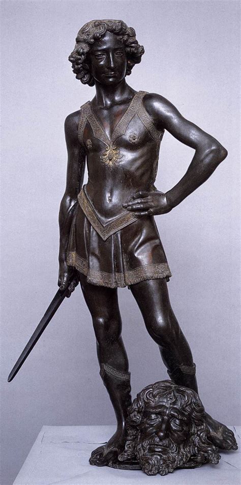 Andrea del Verrocchio. David . ca. 1473-1475. | Statue, Renaissance art, Sculpture art