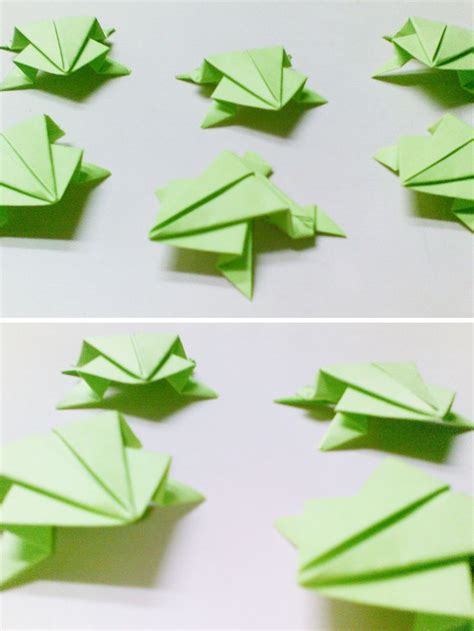 Very Simple Origami Frogs | Ikuzo Origami | Origami frog, Origami crafts, Origami easy