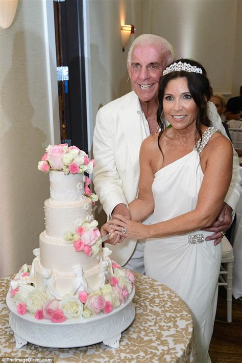 Ric Flair, 69, and Wendy Barlow, 58, wedding PICTURED: The couple ...