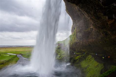 Seljalandsfoss waterfall stock photo. Image of unique - 100066996