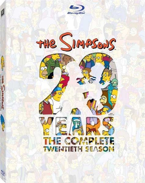 ‘The Simpsons: The Complete Twentieth Season’ Blu-ray Cover Art – Blu ...