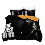 The Last of Us Armed Ellie and Joel Black Bedding Set - Superheroes Gears