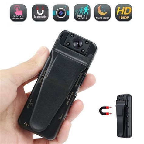 1080P Mini Camera Portable Digital Video Recorder Body 12MP Camera ...