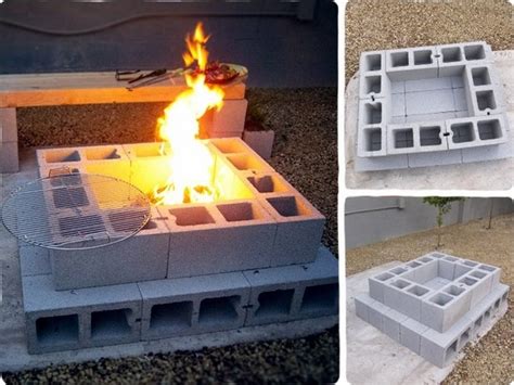 Cinder block fire pit – DIY fire pit ideas for your backyard