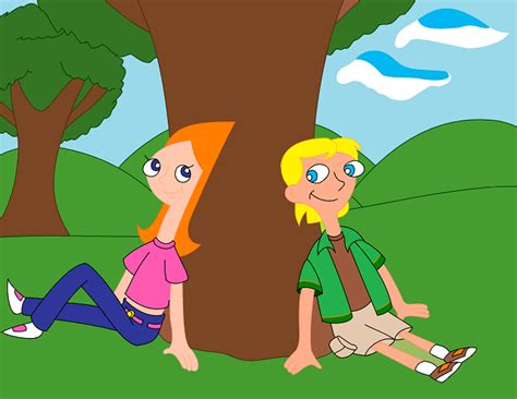 Candace and Jeremy in the park by Clovershroom on DeviantArt