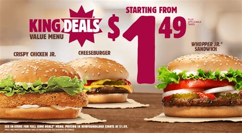 BURGER KING® Get Fresh offers 2 for $5