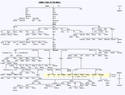 Bible family tree | Bible family tree, Bible genealogy, Scripture study