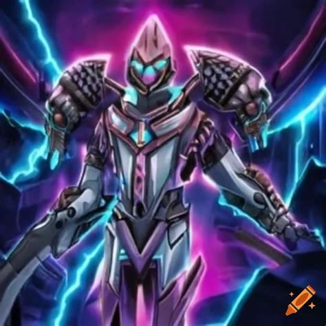 Futuristic cyberish yugioh card on Craiyon