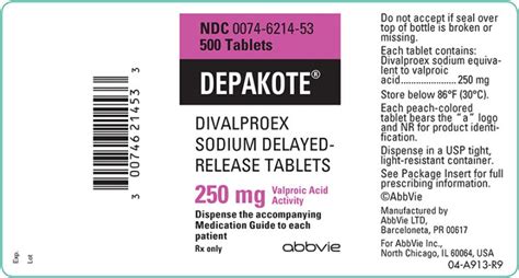 Depakote (Divalproex sodium) Side Effects, Overall Information, Before ...