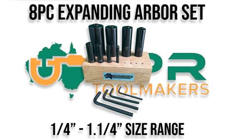 LPR Toolmakers - Expanding Arbor Set [1/4" - 1.1/4"]