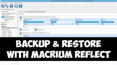 Backup and restore Windows with Macrium Reflect - YouTube