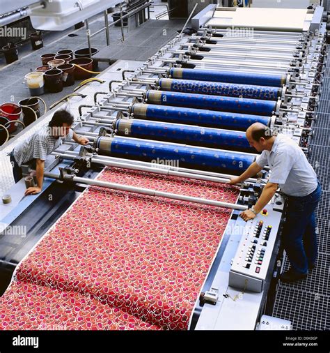 Textile Printing Stock Photo - Alamy