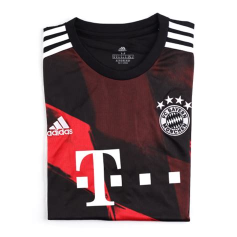 gogoalshop | 20/21 Bayern Munich Third Away Kit Black&Red Soccer Kit ...