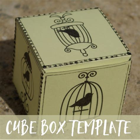 Free Cube Box Templates - Make Breaks