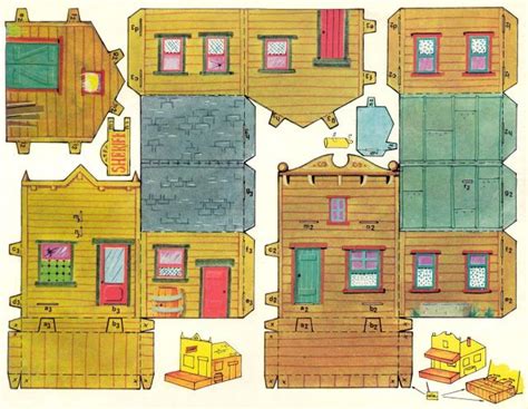 RECORTABLES -CASAS Y OTROS | Paper house template, Paper toys, Paper dolls