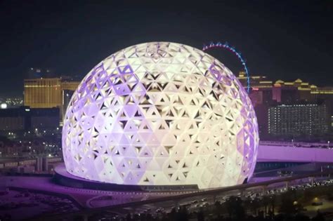 Las Vegas Sphere dazzles with Spaceship Earth-esque LED display