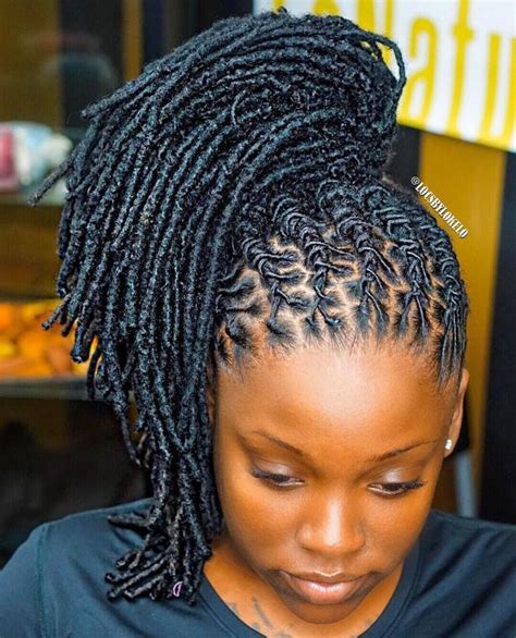 African Locs Styles : Great Hairstyles for Your Natural Hair | Locs hairstyles, Dread hairstyles ...