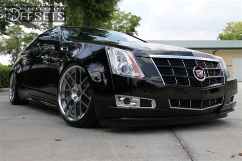 Wheel Offset 2011 Cadillac Cts Coupe Nearly Flush Dropped 3" Custom Rims