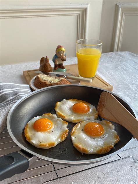 Fake Fried Eggs Breakfast Sunny Side up Fake Food Props Ikea Frying Pan ...