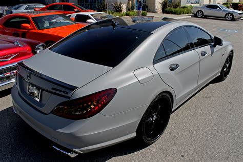 Mercedes CLS63 AMG Matte Gray Wrap | WRAPFOLIO