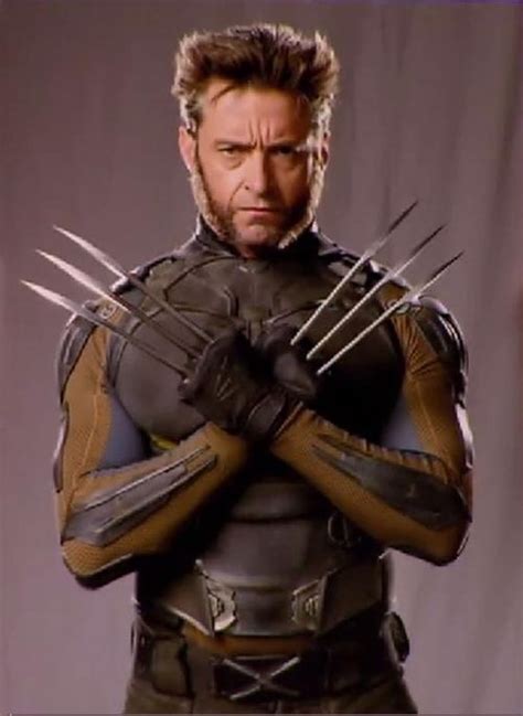 Hugh Jackman as Wolverine in X-Men: Days of Future Past | Wolverine | Pinterest | The old, Suits ...