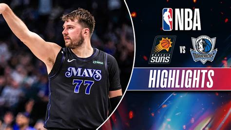 Watch Phoenix Suns Vs Dallas Mavericks - Highlights Video Online(HD) On JioCinema