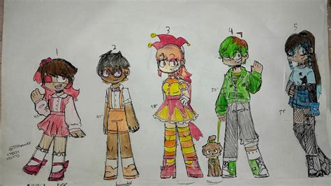 Humanized Numberblocks 1-5 by 55sstepmask15 on DeviantArt