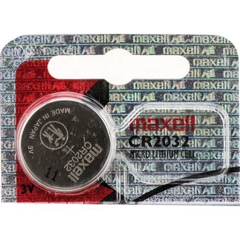 Maxell CR2032 3V Lithium Coin Battery 413 B&H Photo Video