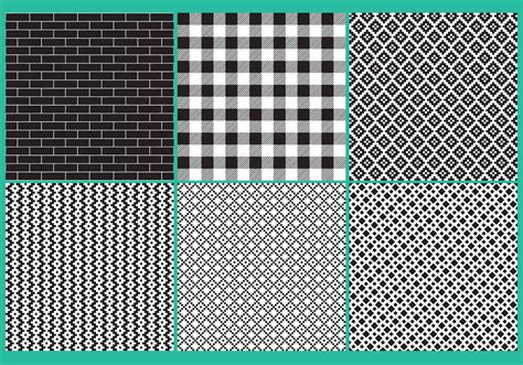 Black And White Block Patterns 104116 Vector Art at Vecteezy