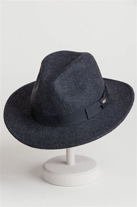 Plymouth Crushable Wool Felt Fedora Hat | Felt fedora, Hats, Fedora