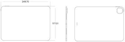 OLED iPad Pro's Thin Design Highlighted in CAD Drawings - MacRumors