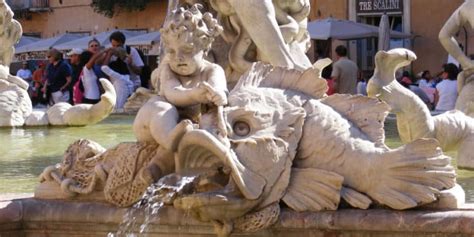 Fountain of the Moor in the Navona Square in Rome