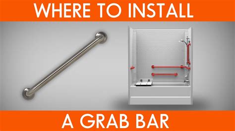 Where to Install Grab Bars | Handicap bathroom, Grab bars in bathroom ...