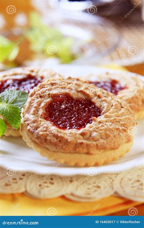 Shortbread biscuits stock image. Image of closeup, snack - 16403017