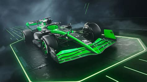 Stake F1 Team Kick Sauber reveals 2024 car in bright green and black livery