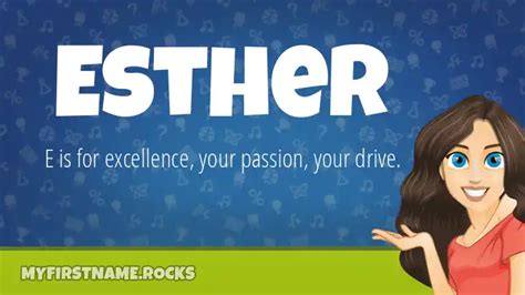 Esther First Name Personality & Popularity