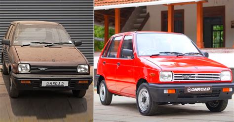 Rusty old 1986 model Maruti Suzuki 800 budget hatchback restored to its ...