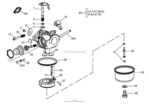 Lawn-Boy 10682, Insight Lawn Mower, 2006 (SN 260000001-260999999) Parts Diagram for CARBURETOR ...