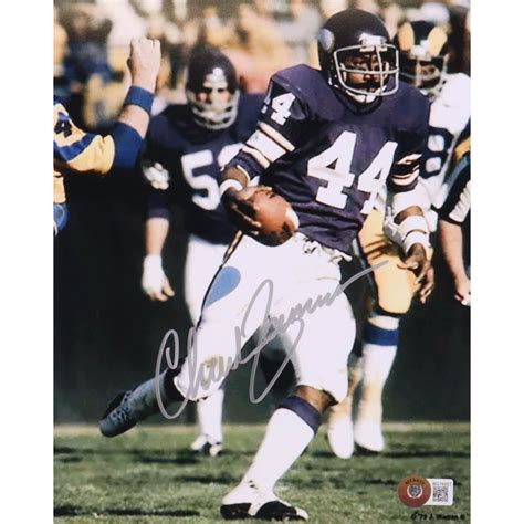 Chuck Foreman Signed Vikings 8x10 Photo (Beckett) | Pristine Auction