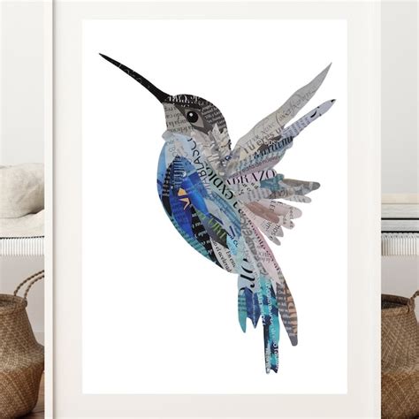 Hummingbird Print - Etsy